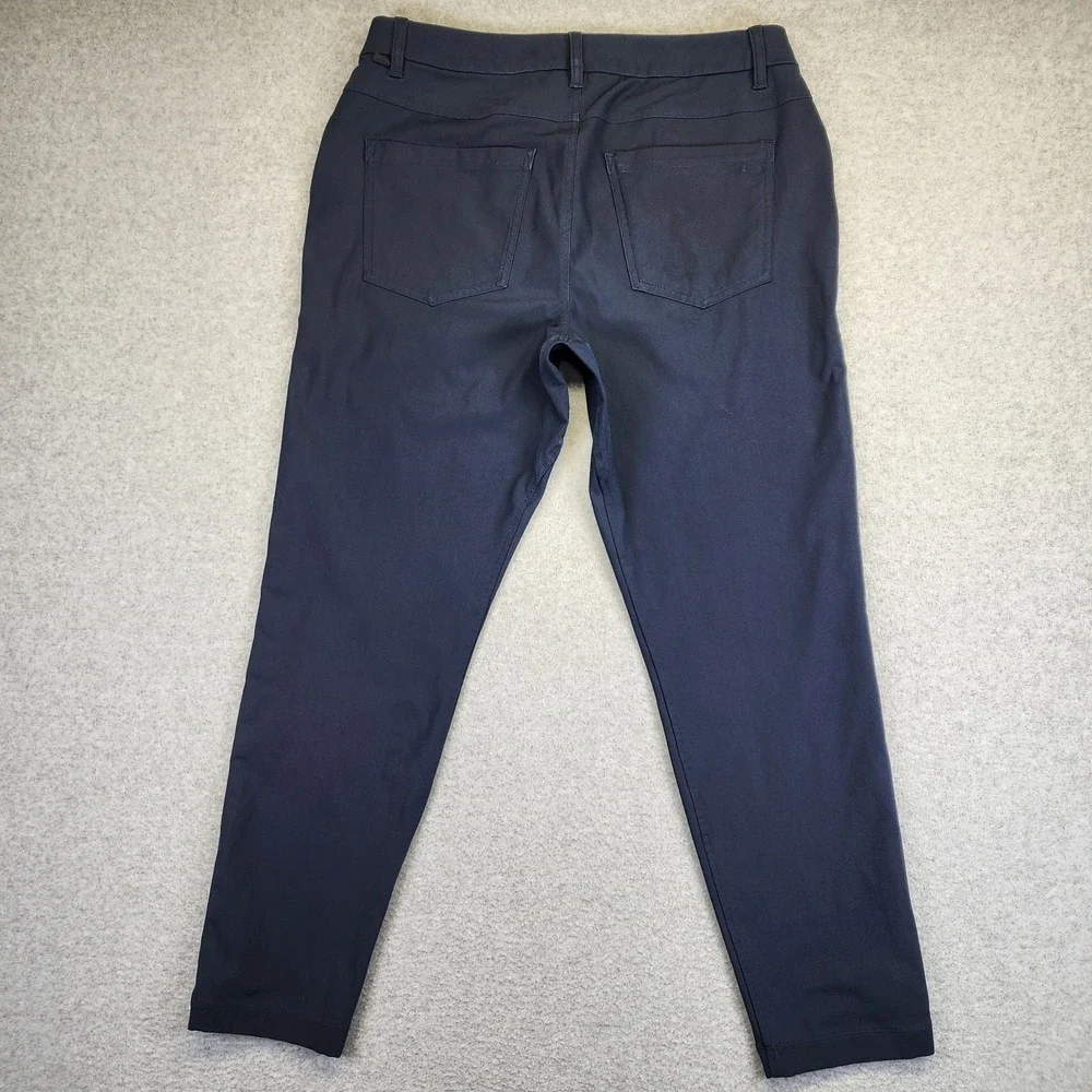 Lululemon ABC Pants Slim Fit 5 Pocket Warpstreme Men's 31x27 Chino Blue LM5AQRS